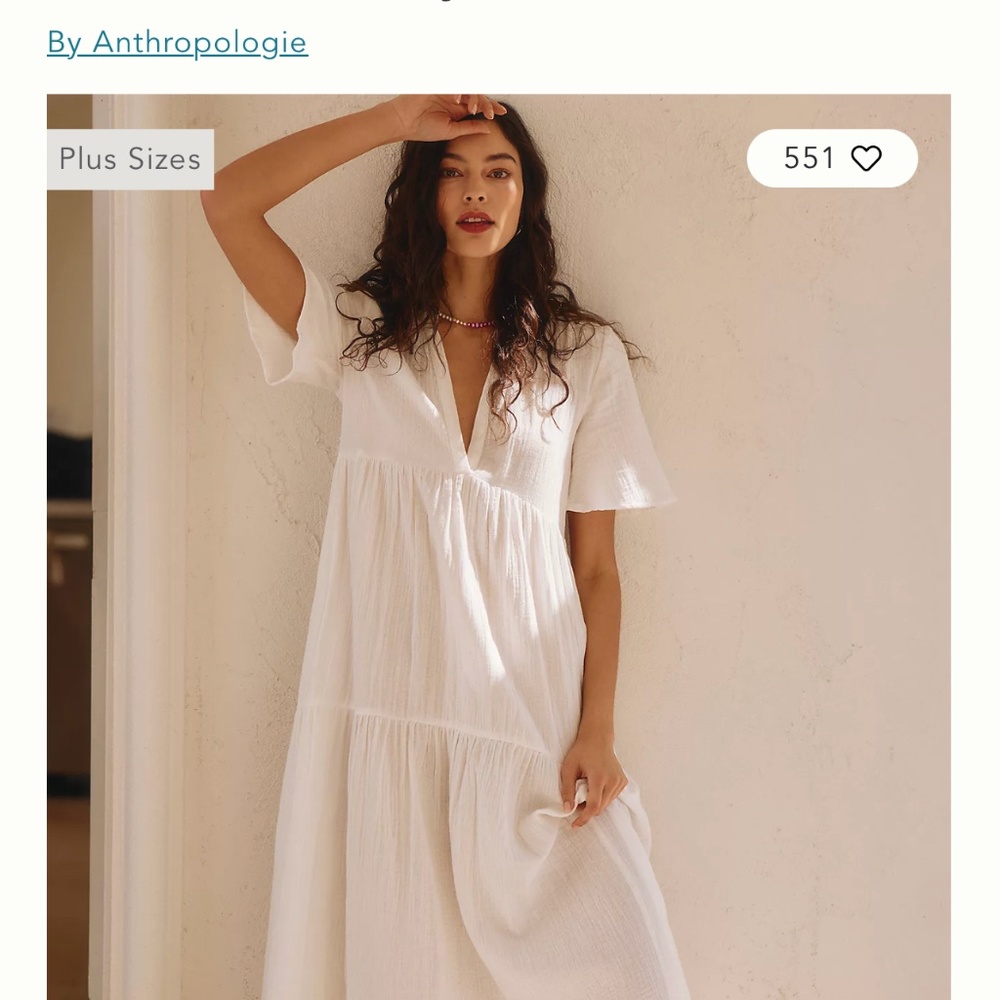 Anthro Dress Cover up